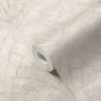 francesca milano  metropolitan stories  36927-4 hotelchique wit /grijs leaves vinyl op vlies