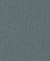 nature raffia petrol /groen vinyl op vlies