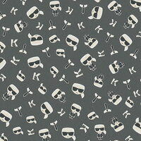 the face of the master  KARL LAGERFELD  vinyl op vlies