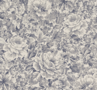 bleu flower romance vlies