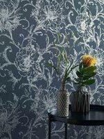 koningsblauw silver   vlies