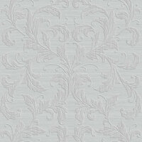 GRANDDUCHESS VLADIMIR grijs zilver vintage damast  metallic oriental barok vlies