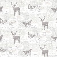 Stag Motif Nordic Elements  vlies1