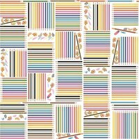 PENCIL/ POTLODEN  GLITTER vlies 1