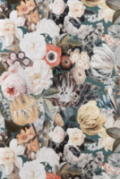 beau multi colourgroen romance  vlies