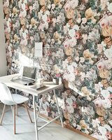 beau multi colourgroen romance  vlies