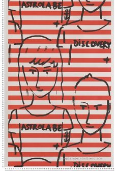 Pakket 5 rollen - POPier Peint 36100610 retro art of the sixties 