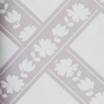pakket 5 rol 7240-5  floral squares vlies  wit met poeder roze 