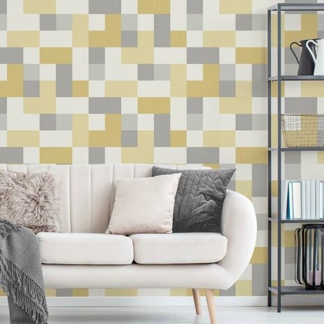 scandinavian hotel chic grafisch trendy luxe stevig papier behang 