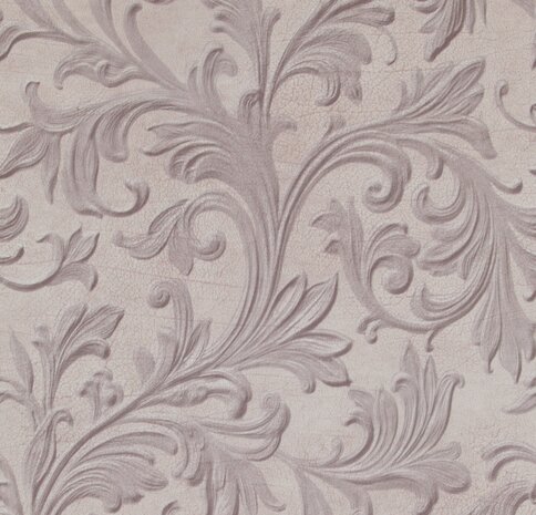 curious behang  antique  vergrijsd  oud roze tones lederlook vinyl op vlies1