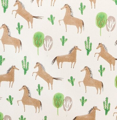 eijffinger  tout petit  happy horses  creme vlies