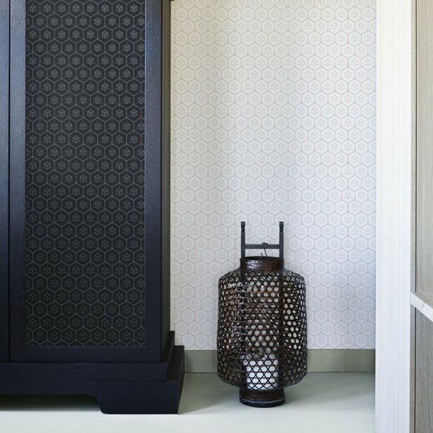 BN Wallcoverings Dimensions 219560 - Wit  by Edward van Vliet