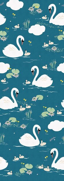 Behangexpresse Kate &amp; Andy Swans Dark Fotobehang INK7475