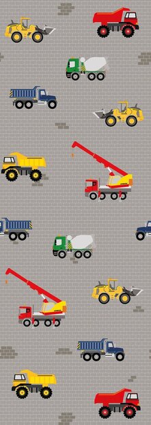 Behangexpresse Kate &amp; Andy Lets Build Taupe Fotobehang INK7440