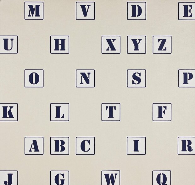 abc blokkenpapier behang 