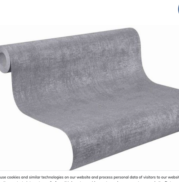 zilver grijs vinyl op vlies rasch