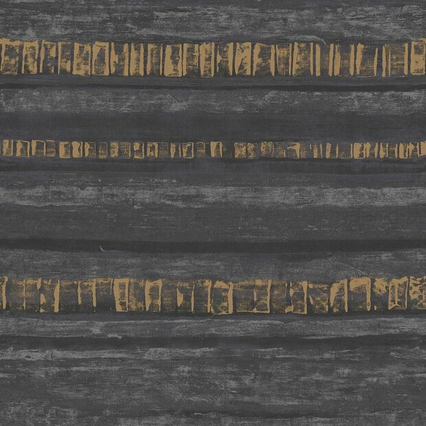 hotel chique antraciet goud vlies