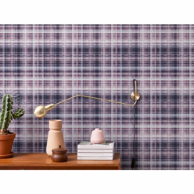 neo royal fashion stripes squares violet  by marcel wanders 1