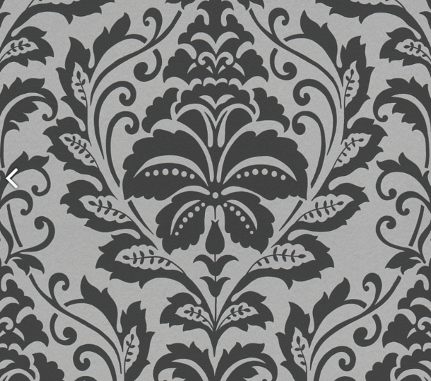 dubai hotel chic zwart zilver vinyl op vlies