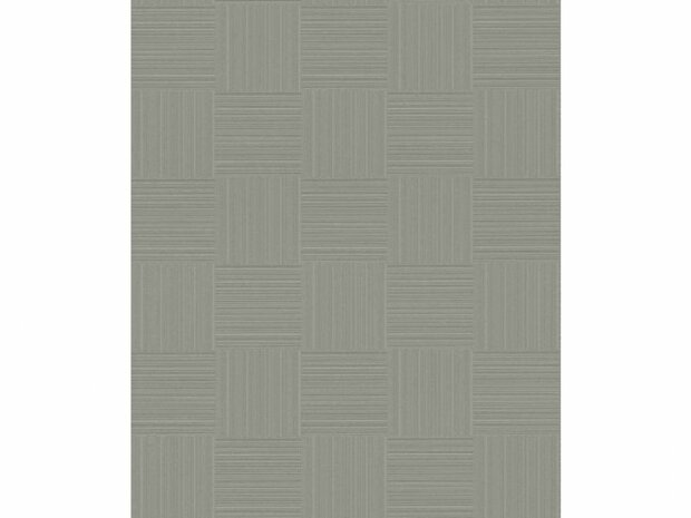 denzo grafisch squares green vlies