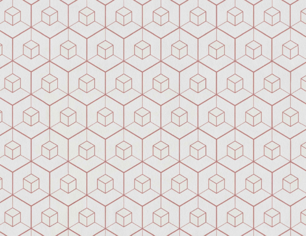 escher  Dimensions 219564 - Roze wit grafisch