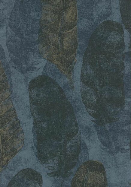 top chic blue leaves