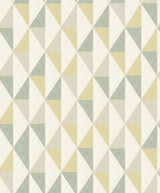 grafisch scandi linnen weefsel vinyl op vlies