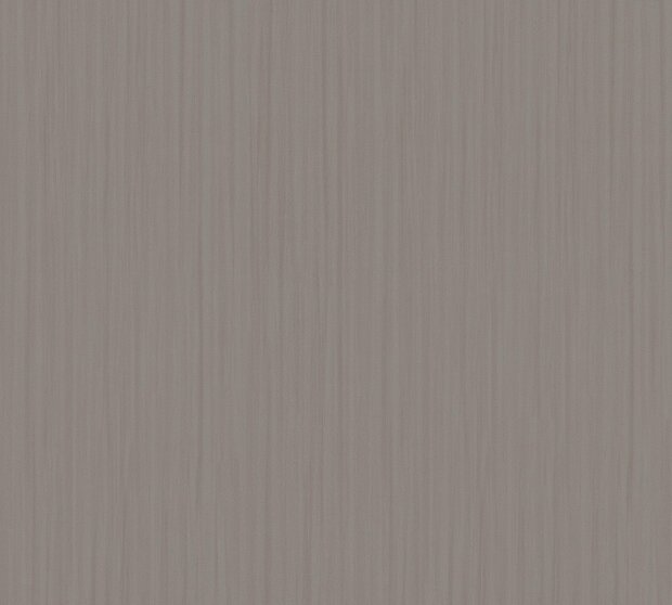 uni lengte werking donker taupe vinyl op vlies behang