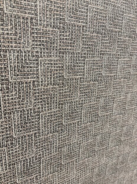 japandi grafisch rotan print vinyl op vlies white lotus 