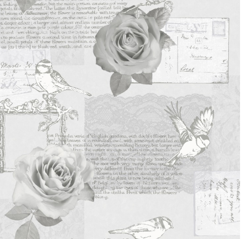 The QUEENS ROMANTIC NOTEBOOK behang papier