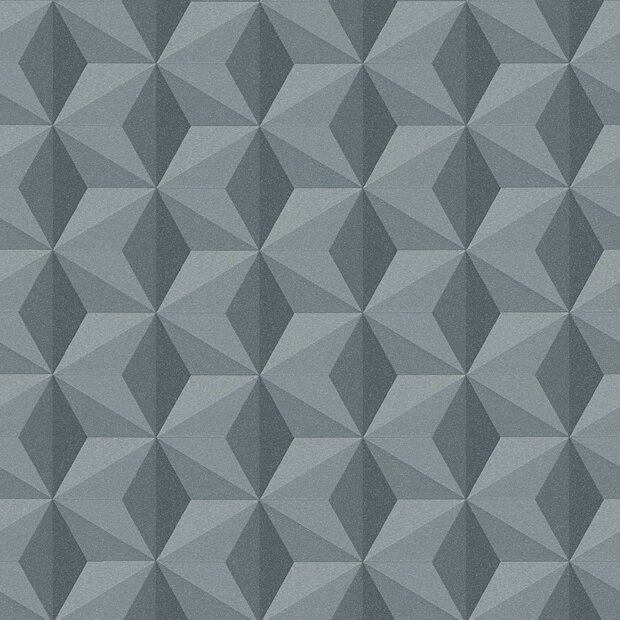 retro grijsgrafisch  met glitter  vinyl op vlies