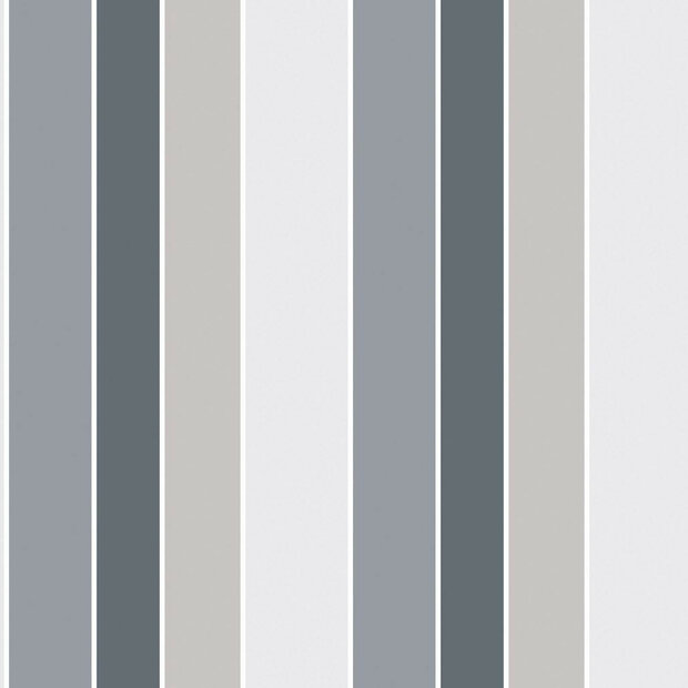 grijs charcoal */ streep  vlies behang