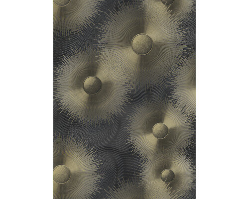 Dutch Wall Decor Erismann Elle Decoration 2 - 10191-15 Zwart/ goud