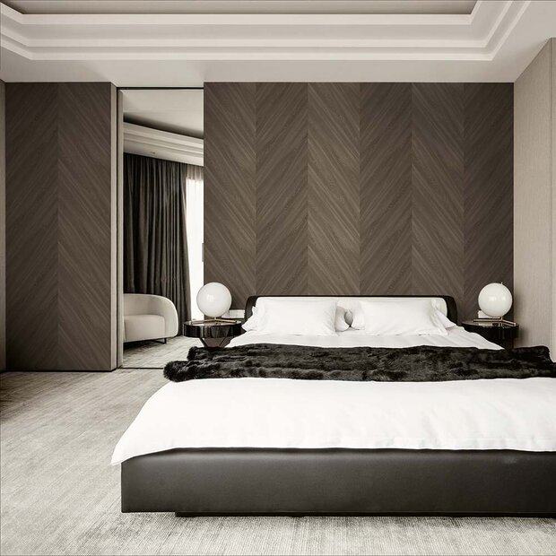 wood chevron  wallquest