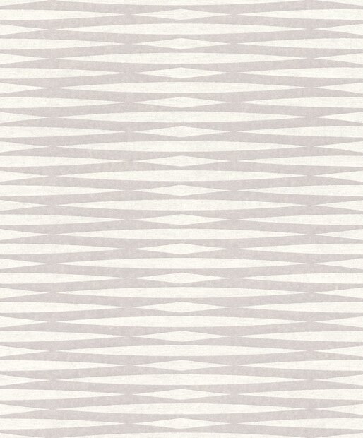 grafisch modern off white met grijs metalic look vinyl op vlies