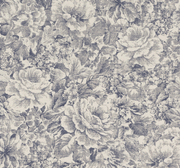 bleu flower romance vlies