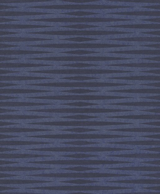 grafisch modern blauw metalic look vinyl op vlies