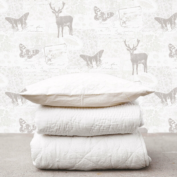 Stag Motif Nordic Elements  vlies1