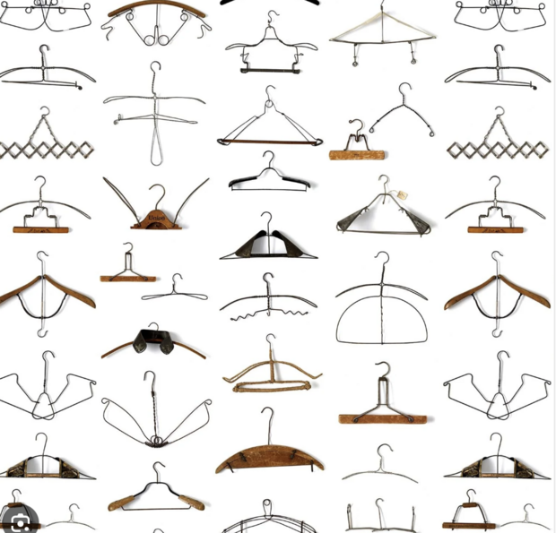 influencer wardrobe Hangers Wallpaper by Daniel Rozensztroch