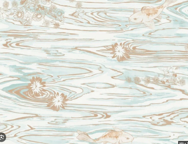 koi pond de la imperatrice japonnais  by nina hancock exclusive wallpapers  