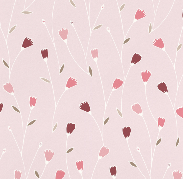 Rasch Selection Papier, Floral, rosa 203165