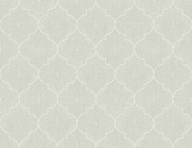 zwaar leatherlook grafisch vinyl grijs behang op papier rug1