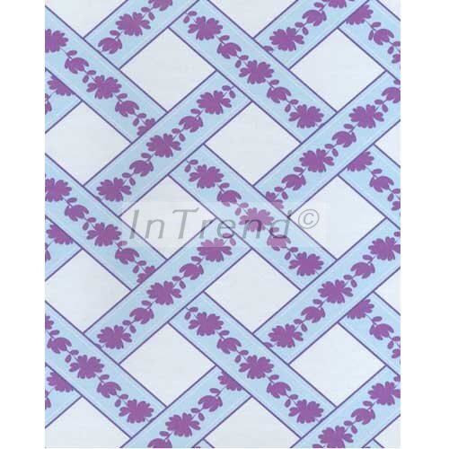 7240-3  floral squares vlies 