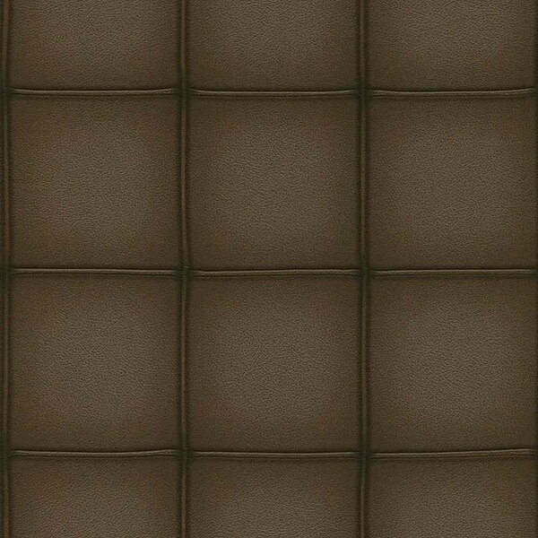 Clark Gable´s dark brown patches of  leather look sierra leone´ranch biljart room  vinyl op vlies pakket 3 rol