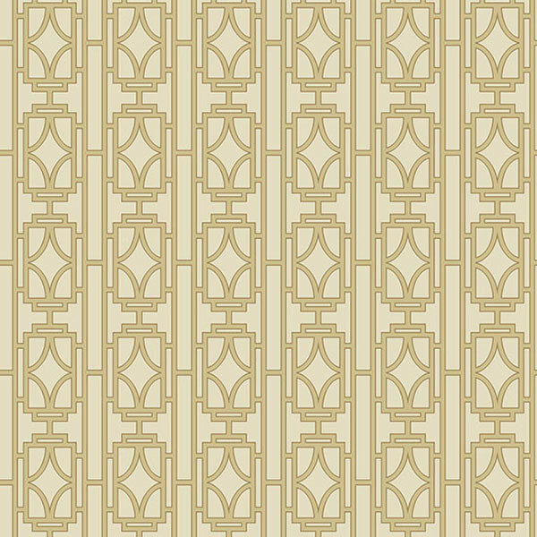 Art Deco empress soft glow gold met beige vlies