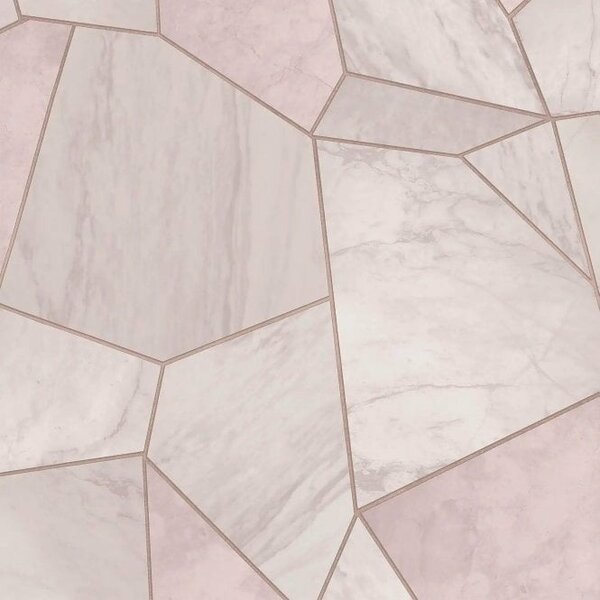 pink marmer goud grafisch  papier behang 