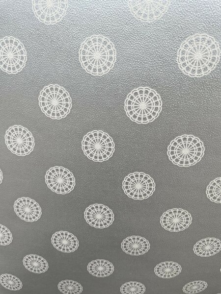lace zilver off white  behang papier