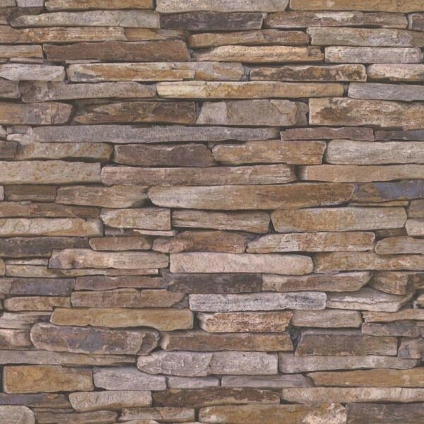 AS Creation Elements 9142-17 - 914217 Bruin / Beige