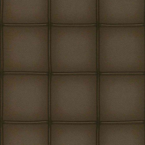 Clark Gable´s dark brown patches of  leather look sierra leone´ranch biljart room  vinyl op vlies pakket 3 rol