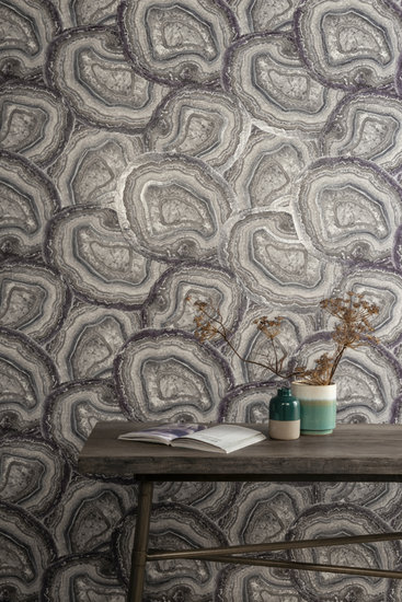 Arthouse Minerals behang Amesthyst & Grey 904000